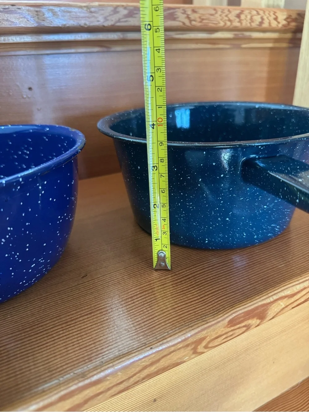 Blue Speckled Enamel Cookware - 3 Pieces